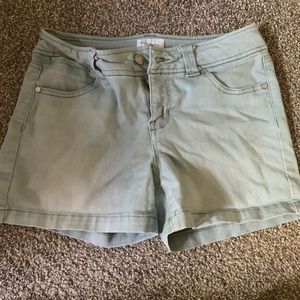 Celebrity pink faded shorts